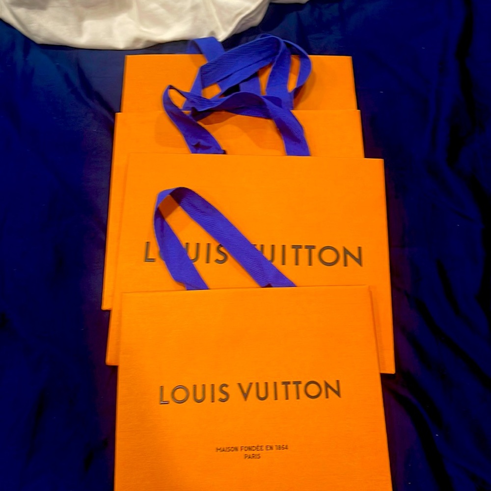 4 Louis Vuitton bags 3 in small and 1 extra small⭐️⭐️⭐️⭐️⭐️
